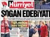Elbistan Mitingi Hürriyet'in Manşetinde